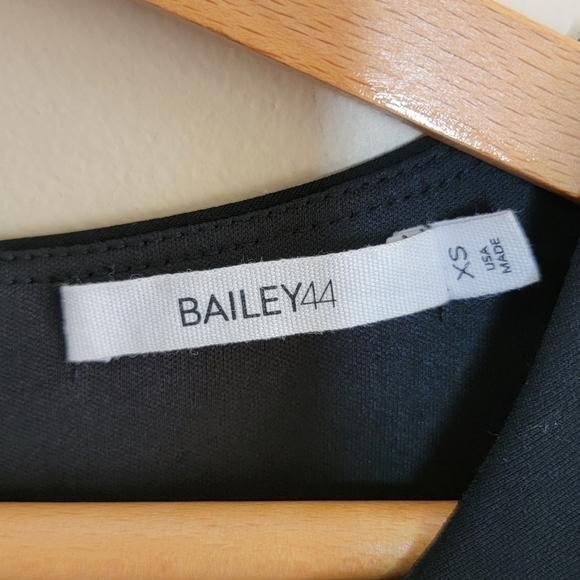 Bailey44 | Black & Pink Abstract Floral Layered Look Top - Picture 4 of 6